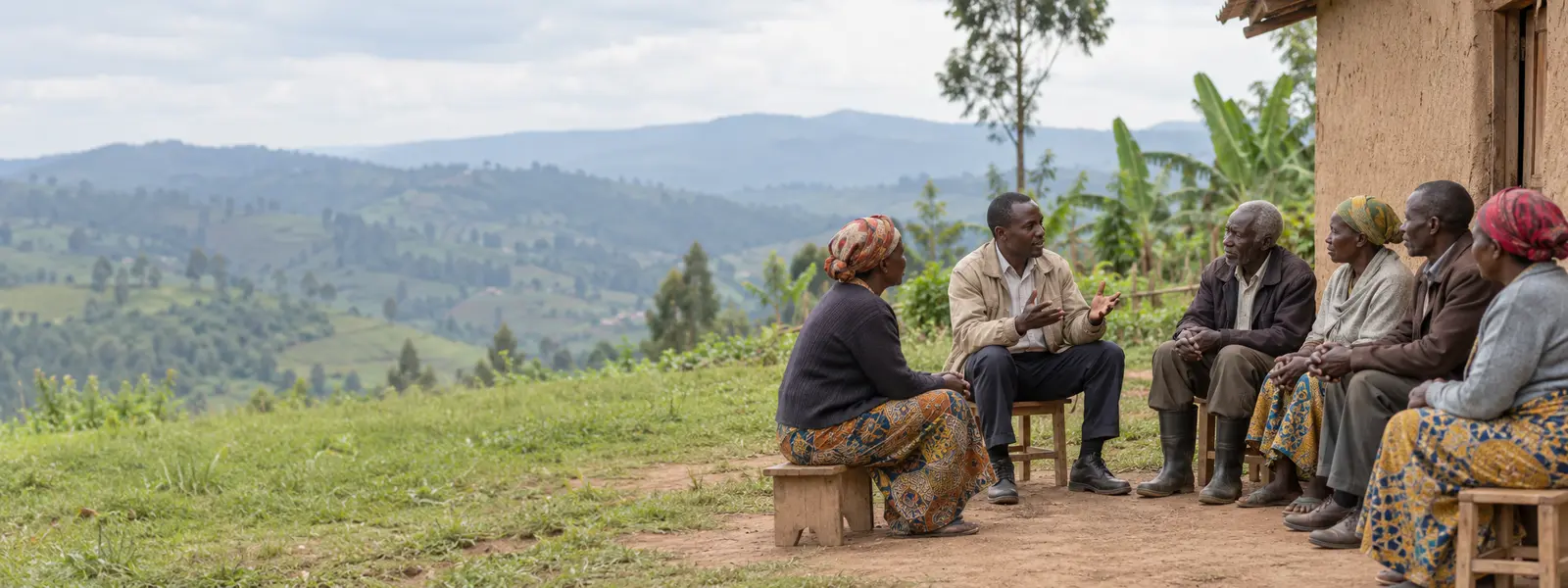 Ishusho rusange y'umuyobozi w'umuryango ayobora inama y'abaturage bakuru bo mu cyaro cy'u Rwanda